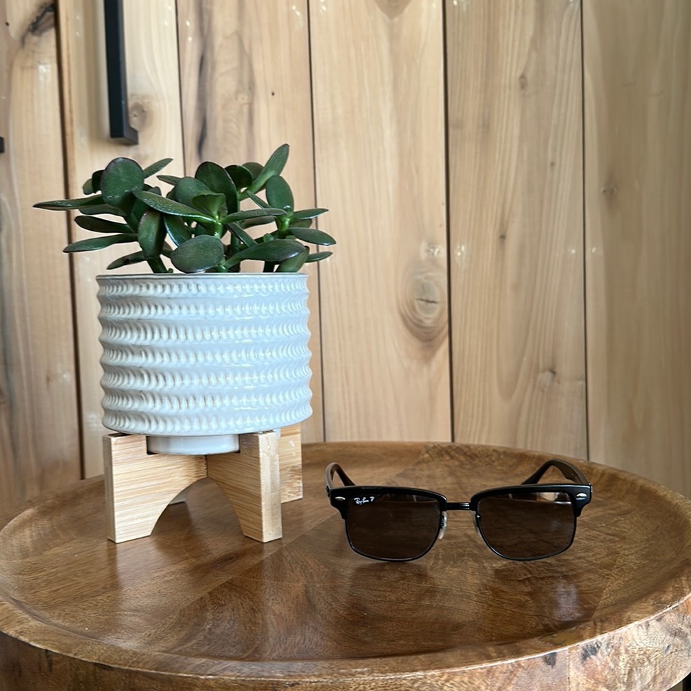 Ray Ban Polarized Men’s Clubmaster Classic Sunglasses in Black